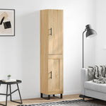 Highboard Sonoma Oak 34.5x34x180 cm Engineered Wood 3199132