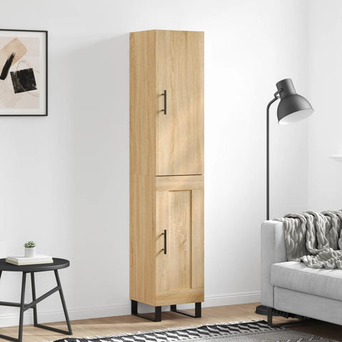 Highboard Sonoma Oak 34.5x34x180 cm Engineered Wood 3199132
