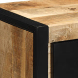 Bedside Cabinet 40x35x40 cm Solid Rough Wood Mango 4015949