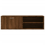 TV Cabinet Brown Oak 120x34x37 cm Engineered Wood 833550