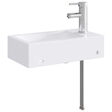 Bathroom Wash Basin Chrome 45.5 x 25.5 x 13 cm Metal 890224