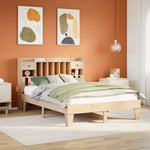 Bed Frame without Mattress 140x190 cm Solid Wood Pine 3308855