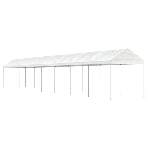 Gazebo with Roof White 17.84x2.28x2.69 m Polyethylene 3155508
