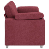 Sofa Wine Red 180 x 77 x 82 cm Fabric 4105230