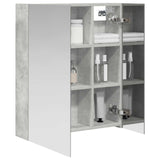 Bathroom Mirror Cabinet Concrete Grey 60 x 14.5 x 70 cm 889058