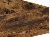 Bed Surround for Adjustable Bed Base Smoked Oak 70 x 200 cm 8021811