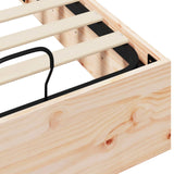 Ottoman Bed Frame with Storage Natural 80 x 200 cm 3418765