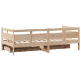 Daybed with Drawers without Mattress 80x200 cm Solid Wood 3302116