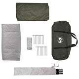 Tunnel Tent with Rainfly Water-Resistant 10-Person Army Green 42042241