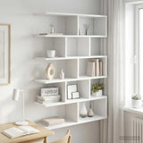 Wall Shelf White 70 x 20 x 100 cm Engineered Wood 8012148