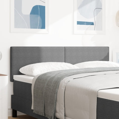 ZNTS LED Headboard Plain Design Light Grey 80 cm Corduroy Fabric 3338029