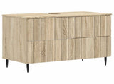 2 Piece Bathroom Cabinet Set ZWOLLE Sonoma Oak Engineered Wood 3417515