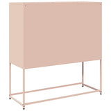 Sideboard Pink 100.5x39x107 cm Cold-rolled Steel 853405