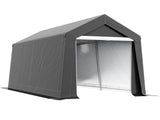 3.6 x 2.1m Portable Outdoor Shed, with Window - Dark Grey T3398P323922