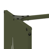 Firewood Rack Olive Green 40x30x80 cm Cold-rolled steel 864228