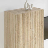 TV Wall Cabinet Sonoma Oak 59.5 x 31 x 100 cm Engineered Wood 892371
