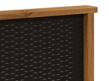 Outdoor Sofa Set 9 pcs Natural Solid Acacia Wood 3383822