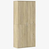 Highboard Sonoma Oak 80x35x180 cm Engineered Wood 3276653