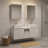 Bathroom Cabinet Set 5 pcs White Engineered Wood 3406391