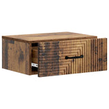 Wall-Mounted Bedside Cabinet 2 pcs Old Wood 49 x 34.5 x 20 cm 898632