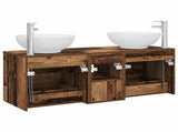 Bathroom Furniture Set 3 pcs Old Wood 49.5 x 44.5 x 65 cm 3405905