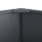 Planter Anthracite 120 x 120 x 35 cm Steel 883726