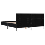 Bed Frame without Mattress Black 140x200 cm 3279997