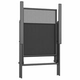 Garden Dining Set Anthracite Steel Medium Foldable 3187975