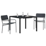 Outdoor Furniture Set 3 pcs Anthracite Steel 3422869