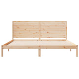 Extra Long Bed Frame without Mattress 180x210 cm Solid Wood 3309303