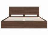 Bed Frame with Drawer Brown Oak 150 x 200 cm Engineer Wood 3411109