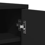 Shoe Cabinet Black 60x35x92 cm Engineered Wood 808928