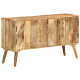 ZNTS Sideboard Solid Mango Wood 110x30x60 cm 246145