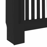 Radiator Cover 2 pcs Black 172 x 19 x 81.5cm Engineered Wood 3403235