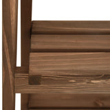 3-Tier Plant Stand with Blackboard 40x30x90 cm Solid Fir Wood 49382
