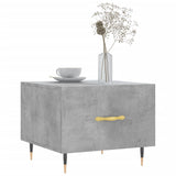 Coffee Tables 2 pcs Concrete Grey 50x50x40 cm Engineered Wood 829357