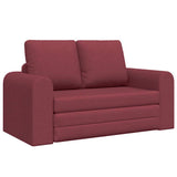 Sofa Bed Wine red 148 x 71 x 83 cm Fabric 4106676
