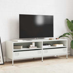 ZNTS TV Cabinet White 135x39x43.5 cm Cold-rolled Steel 851339