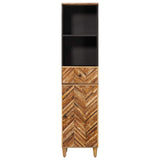 Bathroom Cabinet Brown 38 x 33.5 x 160 cm Solid Mango Wood 4018938