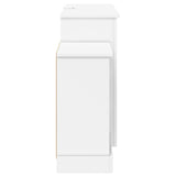Electric Fireplace White 140 x 30 x 67 cm Engineered wood 8021143