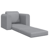 Folding Sofa Bed Light Grey 98 x 71 x 83 cm Fabric 42030500
