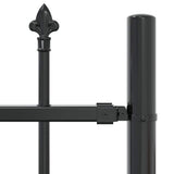 Garden Fence Woerden Grey 240 x 215 cm Powder-coated steel 42003962