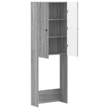 Toilet Cabinet EDE Grey Sonoma 66 x 25.5 x 190 cm 896041