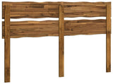 Live Edge Headboard ROSTOCK Natural 135 cm Solid Acacia Wood 903294