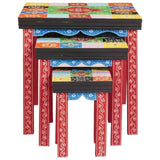 Square Table 3 pcs Multicolour 4017583