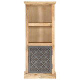 Highboard with Door 45x32x110 cm Solid Mango Wood 289098