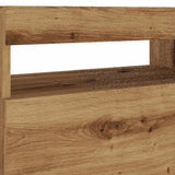 ZNTS TV Cabinet with LED Lights Artisan Oak 60x35x40 cm Engineered Wood 856311