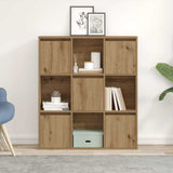 Bookcase Artisan Oak 89x24x101.5 cm Engineered Wood 860408