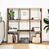 Room Divider Bookcase Artisan Oak 102x29x103.5 cm Engineered Wood 858047