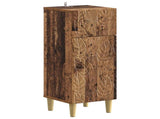 2 Piece Bathroom Cabinet Set DELFT Old Wood Engineered Wood 3417709